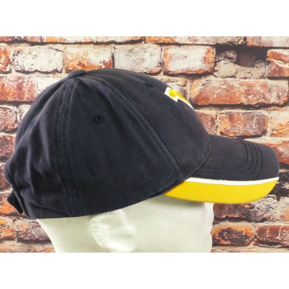 West Virginia Mountaineers Hat Navy Gold Adjustable Cap By Captivating Headwear - Picture 2 of 9